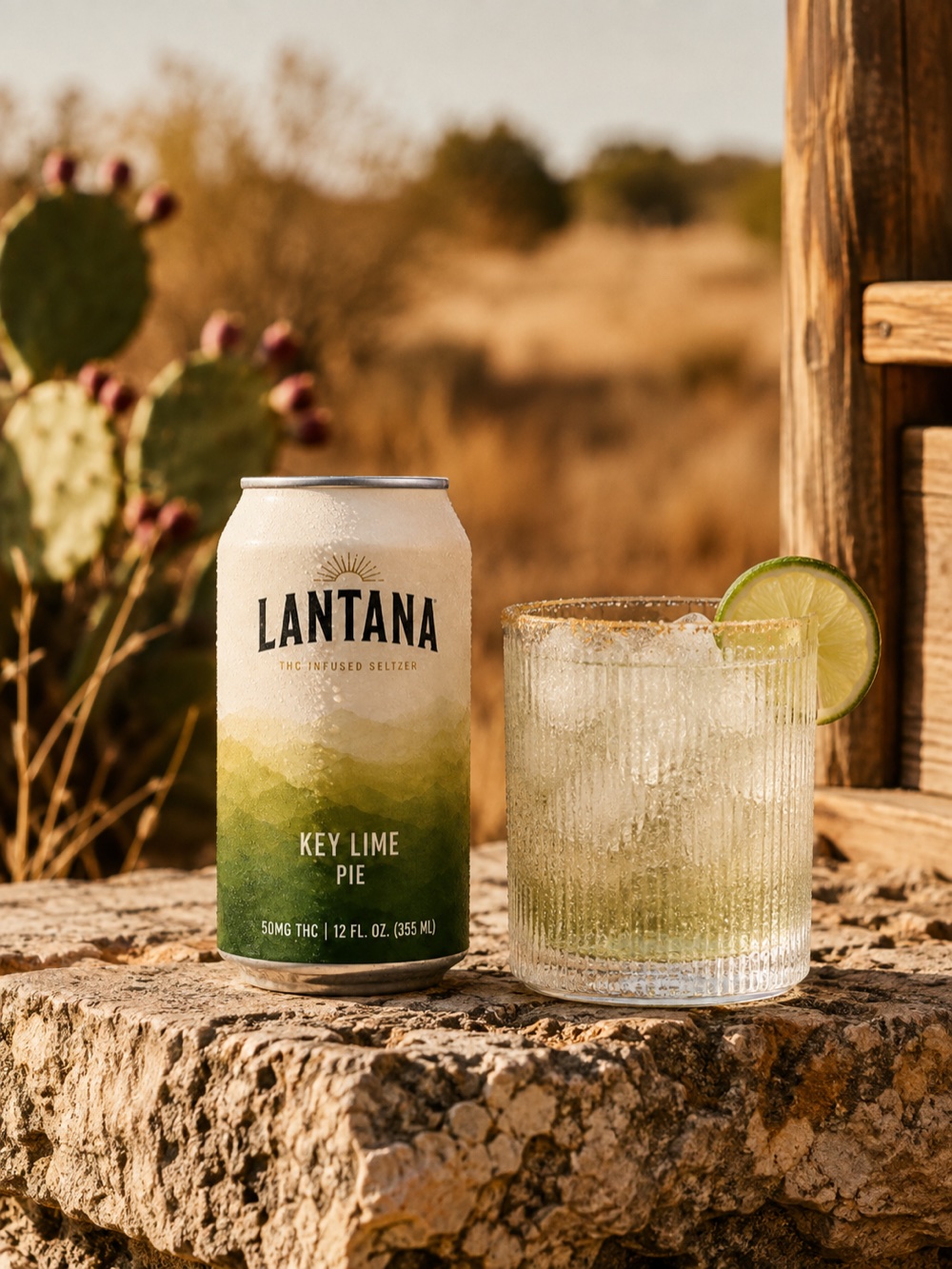 Lantana Key Lime Pie poured over ice